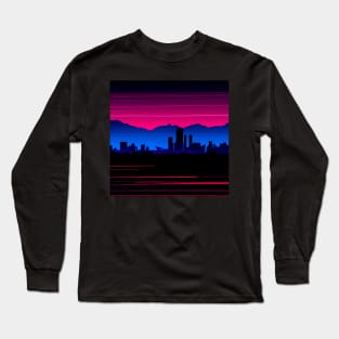 Synthwave city Long Sleeve T-Shirt